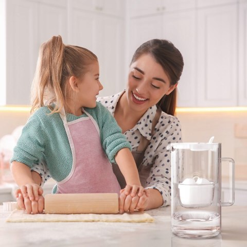 Dzbanek Filtrujący Szklany Aquaphor Glass 2,5L Z Wkładem Maxfor+ Biały