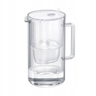 Dzbanek Filtrujący Szklany Aquaphor Glass 2,5L Z Wkładem Maxfor+ Mg, Biały