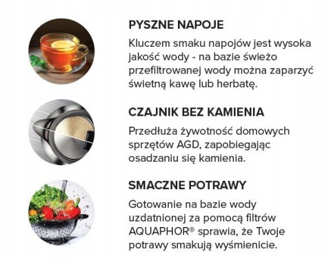 Dzbanek Filtrujący Szklany Aquaphor Glass 2,5L Z Wkładem Maxfor+ Mg, Szary