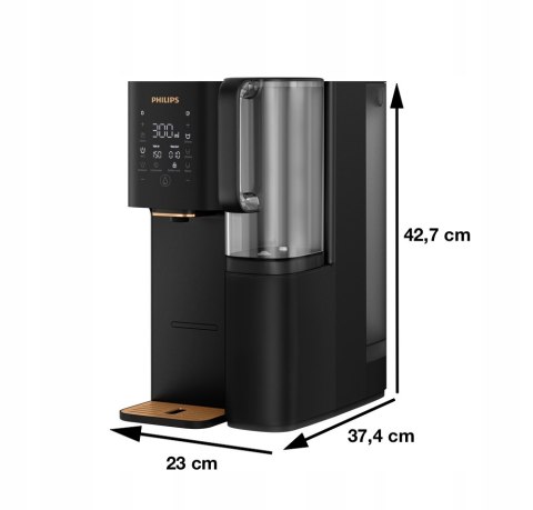 Stacja Wody Philips Ro Add583 6L Czarna + 2 Dzbanki Filtracja Mineralizacja