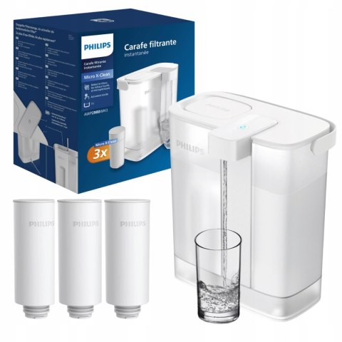 Automatyczny Filtr Nablatowy Philips Awp2980wh3 Z Zestawem Filtrów, Dzbanek