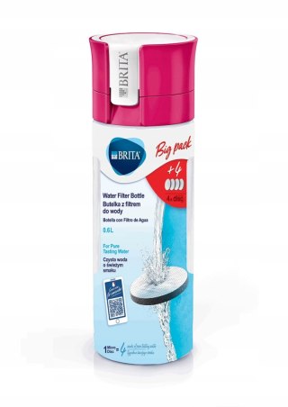 Butelka filtrująca Brita fill&go Vital 0,6 l z 4 dyskami MicroDisc