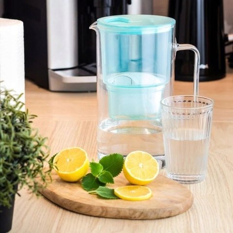 Dzbanek Do Wody Szklany Wessper Borosilicate 3,3L + Wkład (Miętowy)