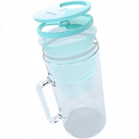 Dzbanek Do Wody Szklany Wessper Borosilicate 3,3L + Wkład (Miętowy)