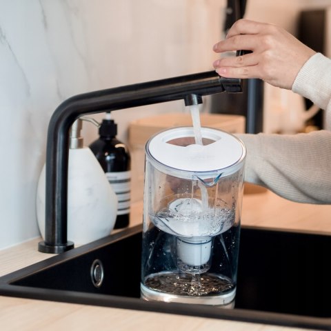 Dzbanek Filtrujący Szklany Wessper Aquamax 3,3L + 4X Filtr Wessper Aquamax