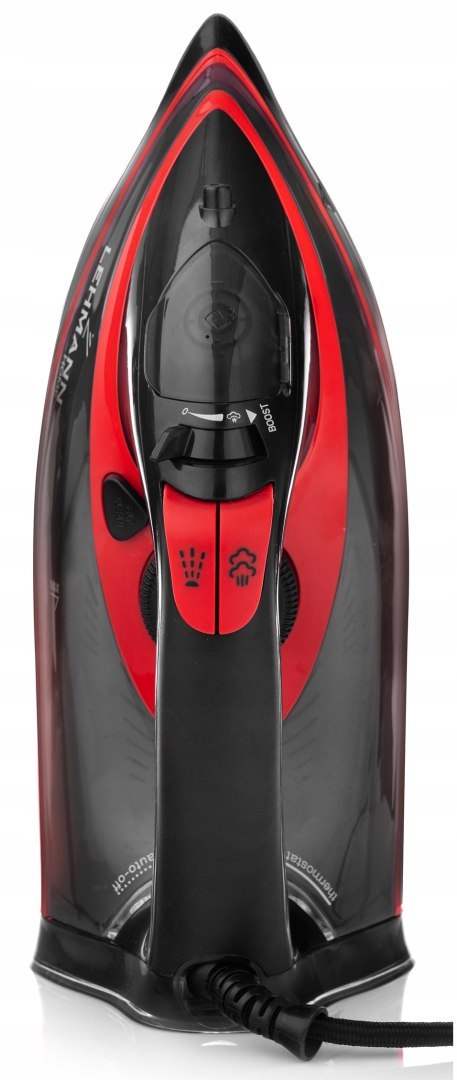 Mocne Żelazko Parowe Ceramiczne Strażak 3000W 9W1 Anti-Drip 150Cm 140G/Min
