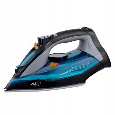 Żelazko parowe Adler AD 5032, 2400 W, ceramiczna stopa, automatyczne wyłączenie