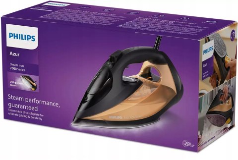 Żelazko parowe Philips 7000 DST7040/80, 2800 W, uderzenie pary 250 g