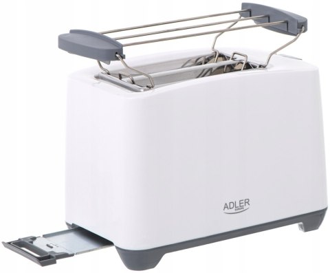 Toster Opiekacz Do Grzanek Adler Ad 3216 Biały 1000 W Lampka Ruszt