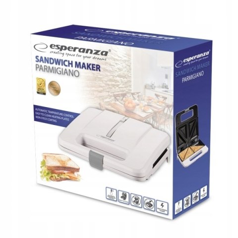 Toster Opiekacz Do Kanapek Grzanek Tostów Sandwichy 1000W Do Kuchni I Śniadań