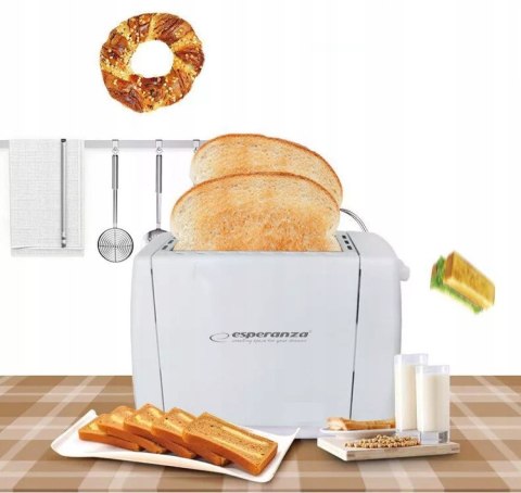 Toster Opiekacz Do Kanapek Sandwiche Grzanki 600W Esperanza Do Kuchni I Śniadań