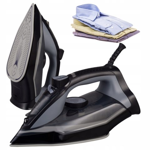 Żelazko Parowe 2800W Anti-Calc Anti-Drip Prasowanie W Pionie Mocne Kamille