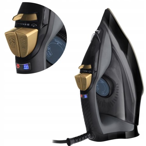 Żelazko Parowe 2800W Anti-Calc Anti-Drip Prasowanie W Pionie Mocne Kamille