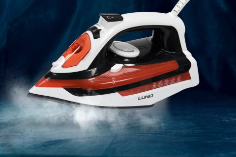 Żelazko Parowe 2800W Stopa Ceramiczna Funkcja Strażak Lund Mocne
