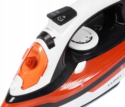 Żelazko Parowe 2800W Stopa Ceramiczna Funkcja Strażak Lund Mocne