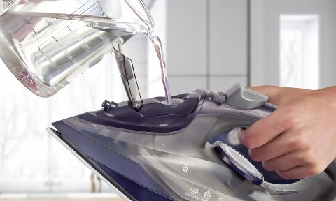 Żelazko Parowe Ceramiczne Wydajne Żelazko Anti-Drip Prasowanie W Pionie