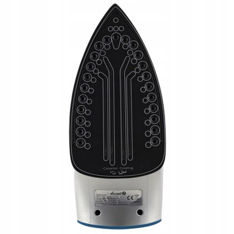 Żelazko Parowe Ręczne Mocne Ceramiczne Łucznik Strażak Niebieskie 2200W