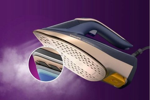 Żelazko parowe Philips Azur 8000, 3000 W, OptimalTEMP, uderzenie pary 260 g