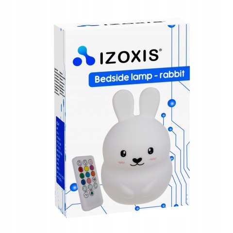 Królicza Lampka Nocna Led Z Pilotem - 10 Jasności I 9 Kolorów