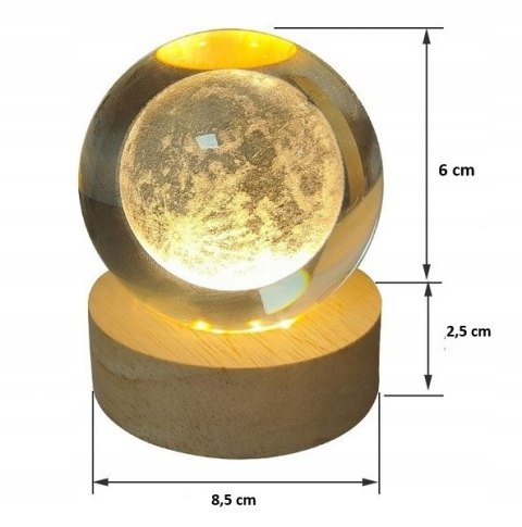 Lampka Nocna Biurkowa Led Led Kula Kosmos Planety Do Pokoju Dziecka I Sypialni