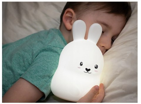 Lampka Nocna Dla Dzieci Led Królik Dotyk Rgb Pilot Do Pokoju Dziecka I Sypialni