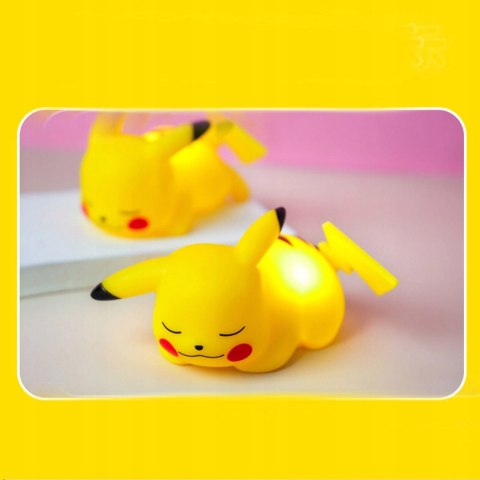 Lampka Pikachu Pokemon Lampka Nocna Led W Zestawie 10 Kart Na Prerzent