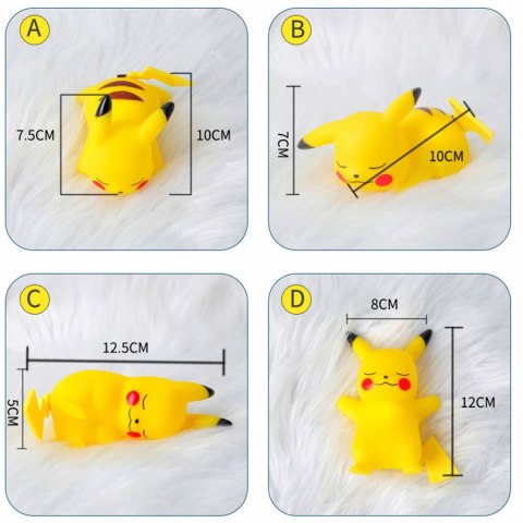 Lampka Pikachu Pokemon Lampka Nocna Led W Zestawie 10 Kart Na Prerzent