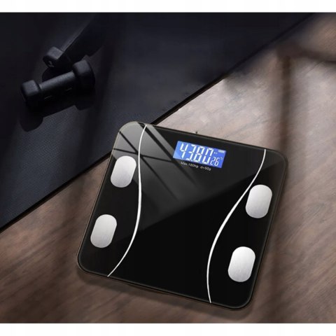 Waga Analityczna Łazienkowa 180Kg Bluetooth Elektroniczna Bt Inteligentna