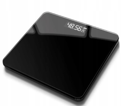 Waga Łazienkowa Elektroniczna Szklana Scale Precyzyjna Lcd 180 Kg Baterie