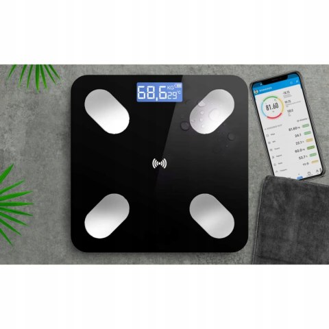 Waga Łazienkowa Smart+ 180 Kg Z Bluetooth I Pomiarami Ciała 25W1