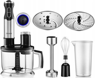 Blender Ręczny 4W1 1500W Z Malakserem I Trybem Turbo - Transa Electronics