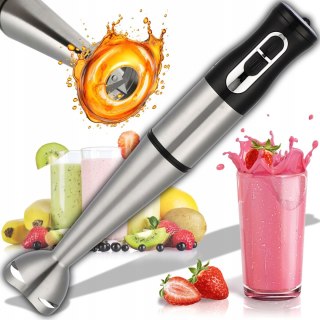 Blender Ręczny Kuchenny Wielofunkcyjny Mocny Robot Do Koktajli Turbo 1200W