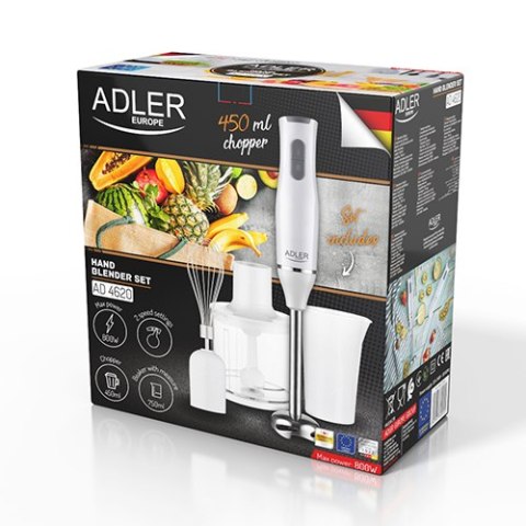 Blender Ręczny Wielofunkcyjny Mikser Malakser 800W Do Kuchni Gotowania I Koktajli