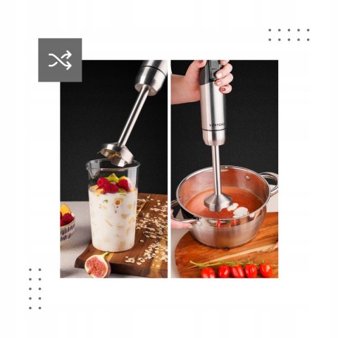 Blender Ręczny Wielofunkcyjny Vertenz 50 1400W Tytanowe Ostrza Titan 50