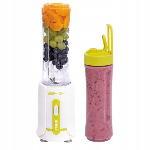 Blender Sportowy Kielichowy Mikser Koktajl Smoothie 2 Butelki Bpa Free