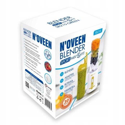 Blender Sportowy Kielichowy Mikser Koktajl Smoothie 2 Butelki Bpa Free