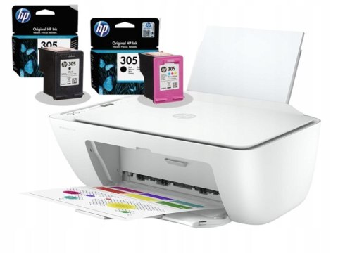 Drukarka Hp Deskjet 2810 3W1 Wi-Fi Z Tuszami Hp 305 - Nowa, Wielofunkcyjna
