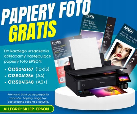 Drukarka Skaner Epson Ecotank L8180 + Papiery Fotograficzne Do Domu Biura I Druku A4