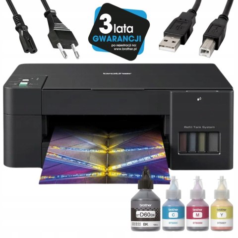 Drukarka Urządzenie Wielofunkcyjne Brother Dpc-T425w Komplet Tuszy 4 Kolory