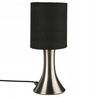Elegancka Dotykowa Lampka Nocna Toga 28 Cm - Czarna, Nowoczesny Design