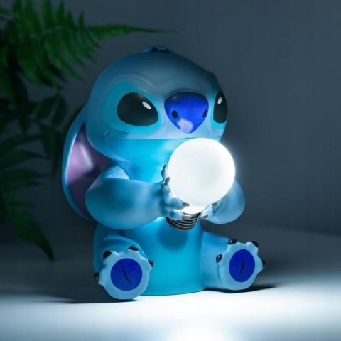 Lampka nocna Paladone Stitch Disney, niebieska, na 2 baterie AA