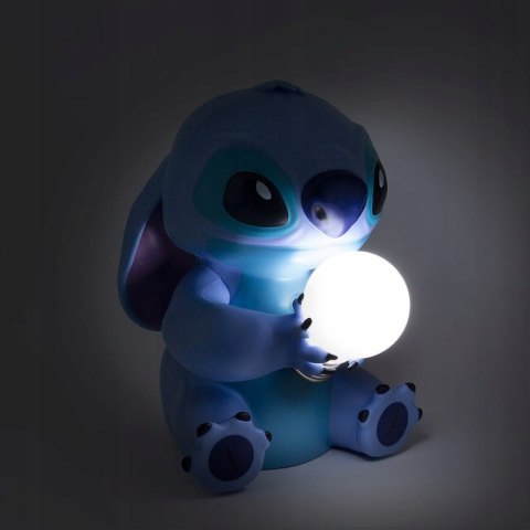 Lampka nocna Paladone Stitch Disney, niebieska, na 2 baterie AA