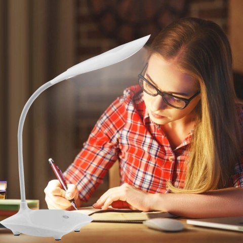 Lampka Led Biurkowa Dotykowa Usb, Bezprzewodowa, 3 Poziomy Świecenia