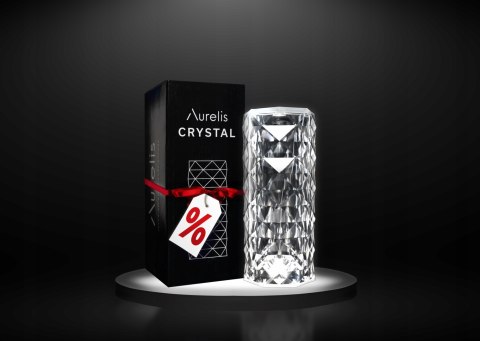 Lampka Nocna Aurelis Crystal Led Rgb Pilot| Prezent Efekt Premium