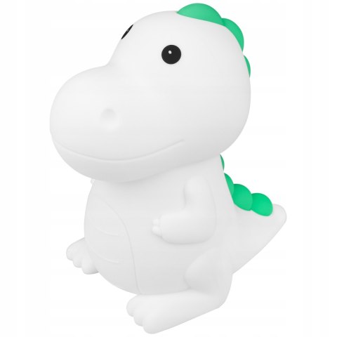 Akumulatorowa lampka nocna LED MasterLED dinozaur, RGB, USB-C