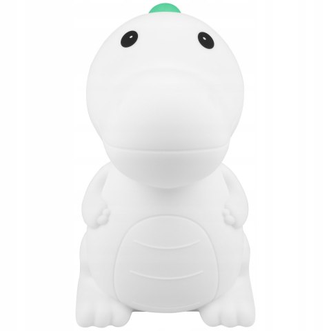 Akumulatorowa lampka nocna LED MasterLED dinozaur, RGB, USB-C