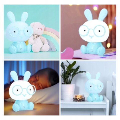 Lampka Nocna Dla Dzieci Dla Dziecka Króliczek Usb Led 3 Tryby Świecenia