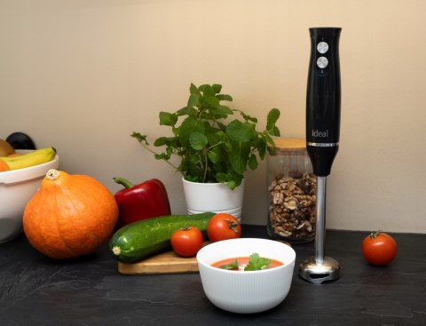 Mocny Blender Ręczny Ideal Ik1002 - 800W, Wielofunkcyjny Rozdrabniacz