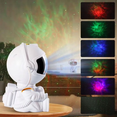 Projektor Gwiazd Astronauta Lampka Rzutnik Dla Dzieci Led Laser Pilot 2024R