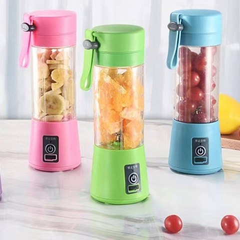 Blender Mikser Turystyczny Usb Akumulator 380Ml 34 Prezent Bezprzewodowy